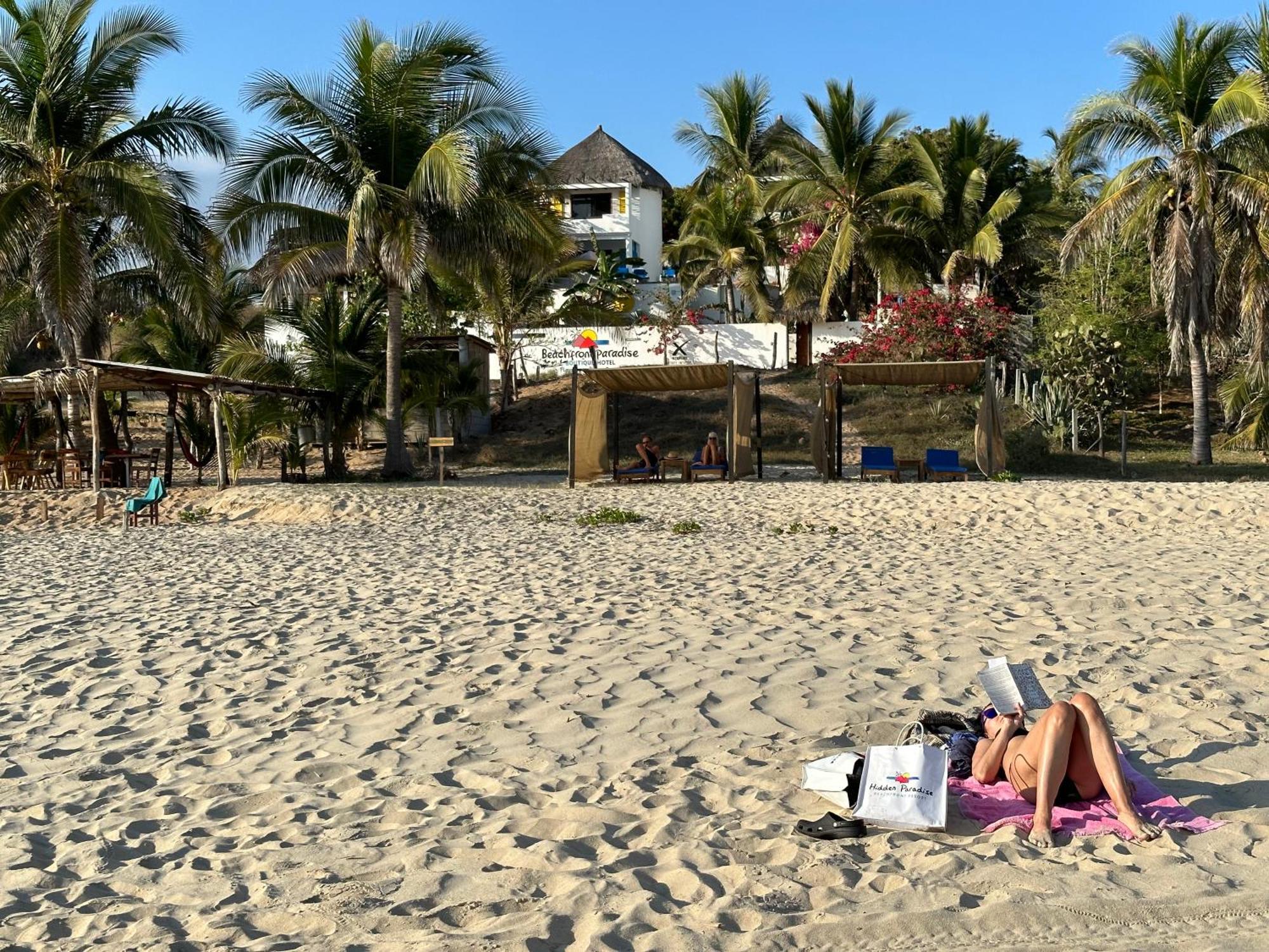 Beachfront Paradise Boutique Hotel Agua Blanca Bagian luar foto